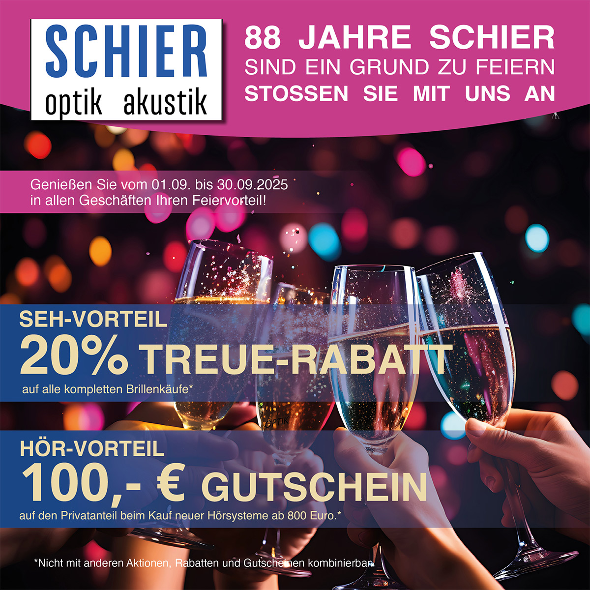 Jubiläum - 88 Jahre Schier- Optik Saalfeld und Neuhaus