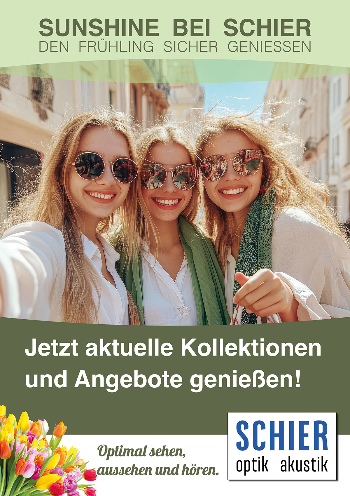 Sunshine bei Schier-Aktuelle Sonnenbrillenkollektion bei Schier Optik Saalfeld und Neuhaus