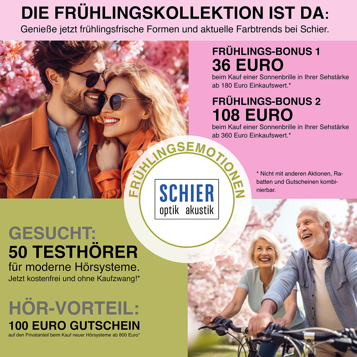 Frühlingskollektion ist da - beiSchier- Optik und Akustik Saalfeld und Neuhaus