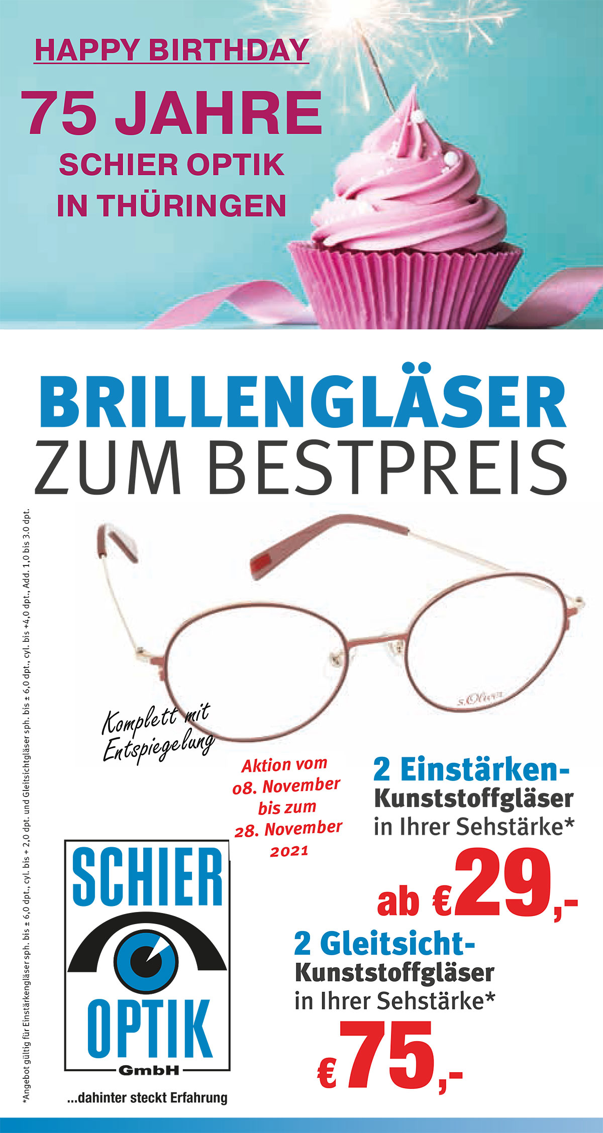 Brillengläser zum Bestpreis in Saalfeld bei Schier Optik Thüringen