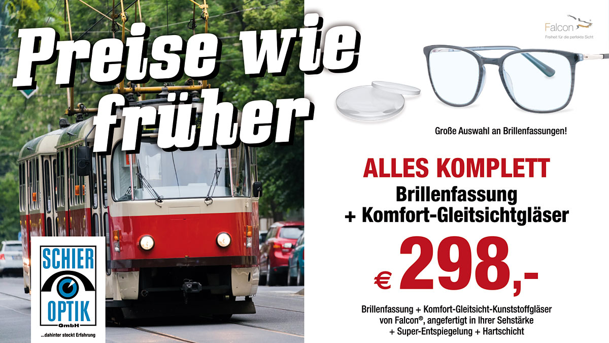 Komfort-Gleitsichtbrille-Aktion Sommer 2022 Schier Optik Saalfeld Thüringen